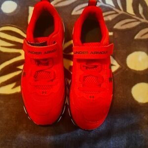 Under Armour Kids Red Sneakers